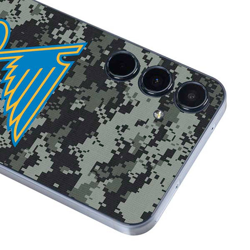 NHL St. Louis Blues Camo Galaxy A55 5G Skin